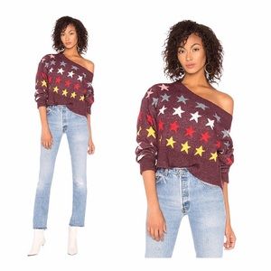 Wildfox star sweater - like new